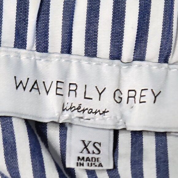 Waverly Grey Liberant Sz XS Womens 3/4 Sleeve Off Shoulder Blouse - Picture 2 of 7